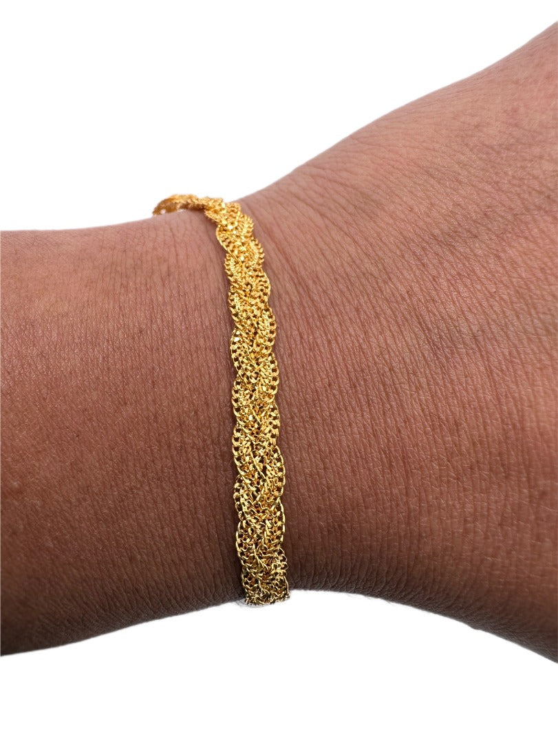 22ct Yellow Solid Gold Ladies Bracelet