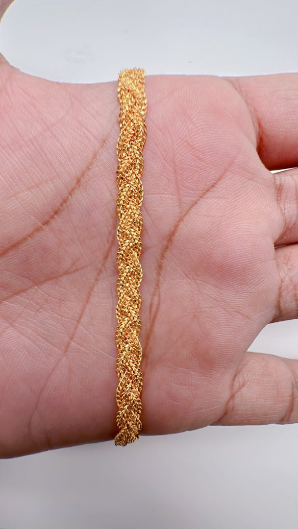 22ct Yellow Solid Gold Ladies Bracelet