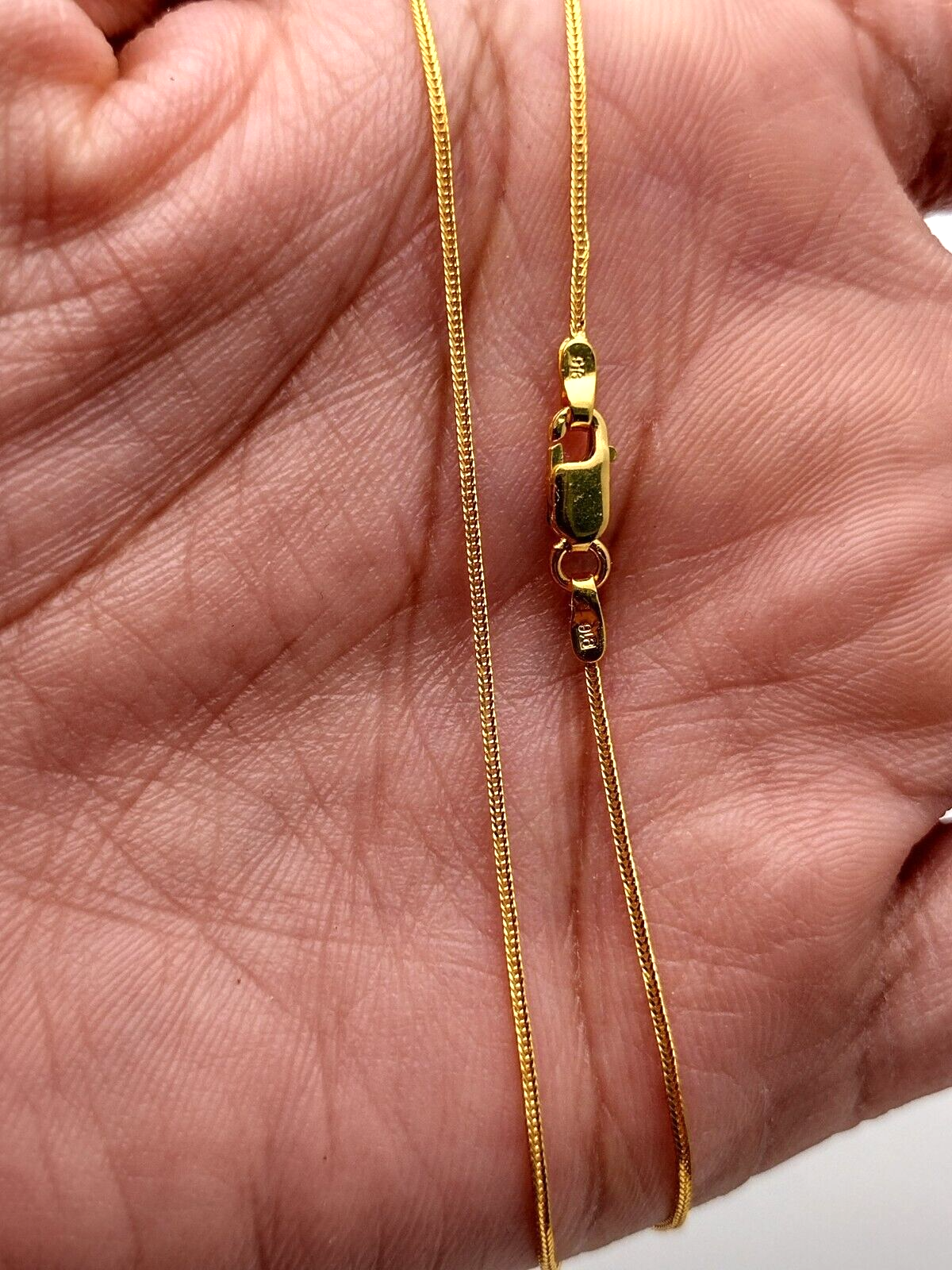 22ct Yellow Gold Men's/Ladies Chain Necklace 16