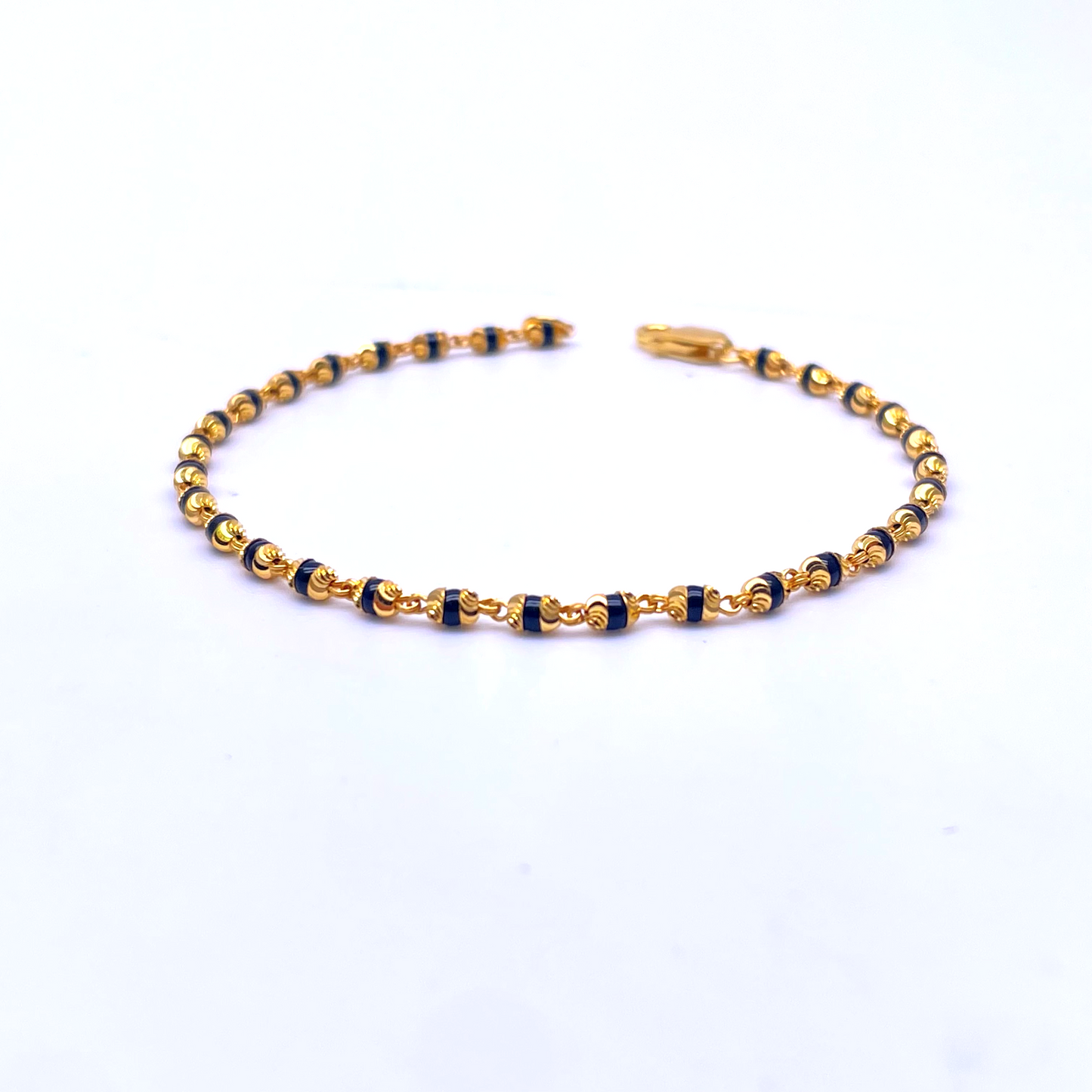 22ct Yellow Gold Mangalsutra Bracelet 6.8'' inches