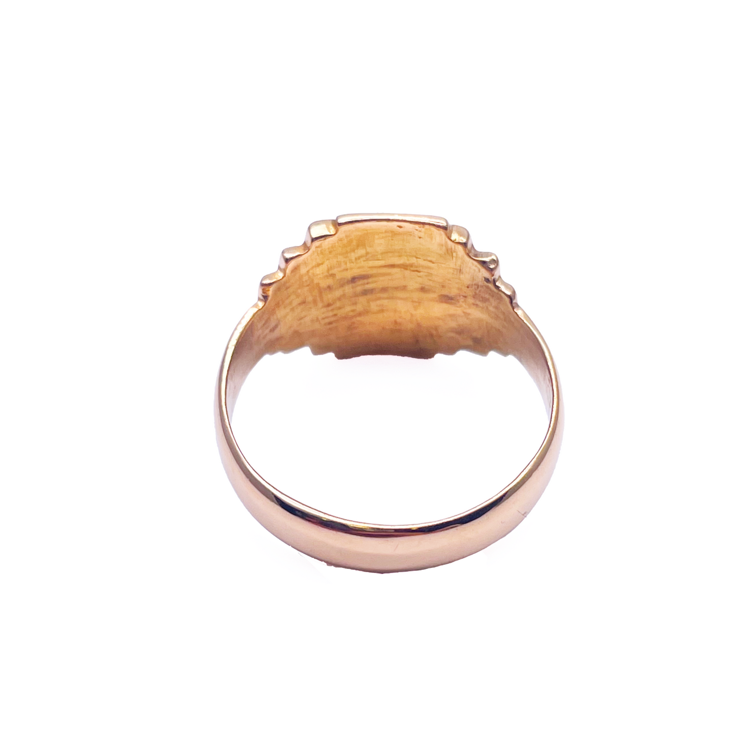 22ct Yellow Gold High Polished Men's Signet Ring