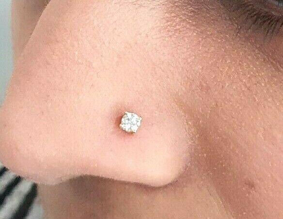 Diamond stud outlet nose pin