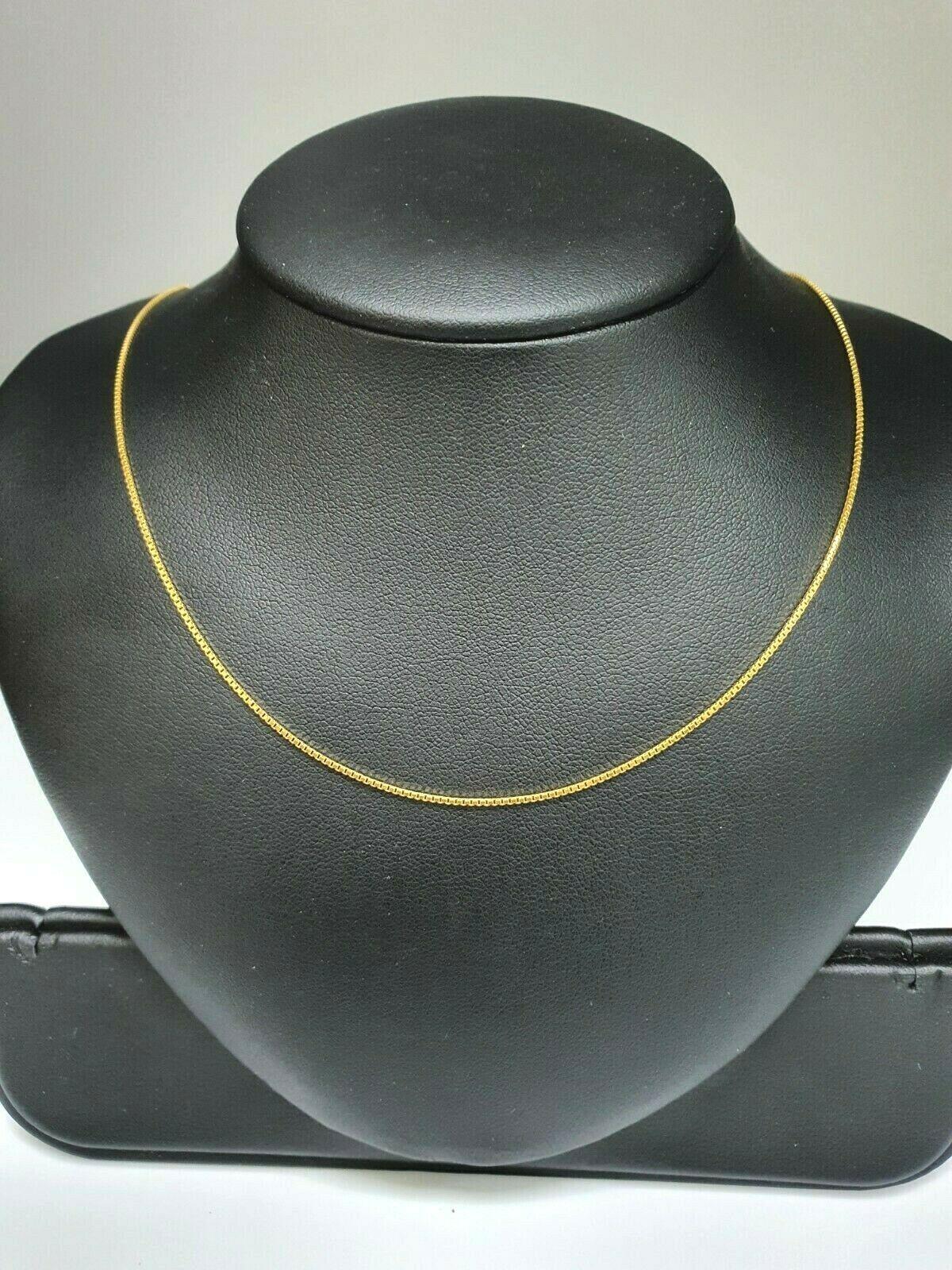 22ct Yellow Gold Men/Ladies Chain Necklace 16