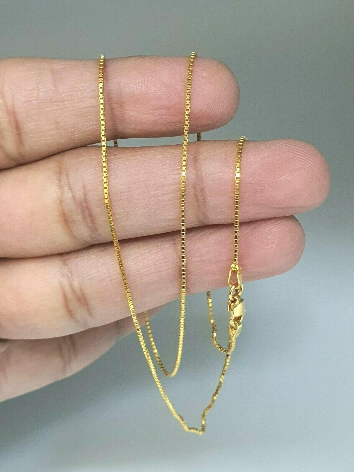 22ct Yellow Gold Men/Ladies Chain Necklace 16