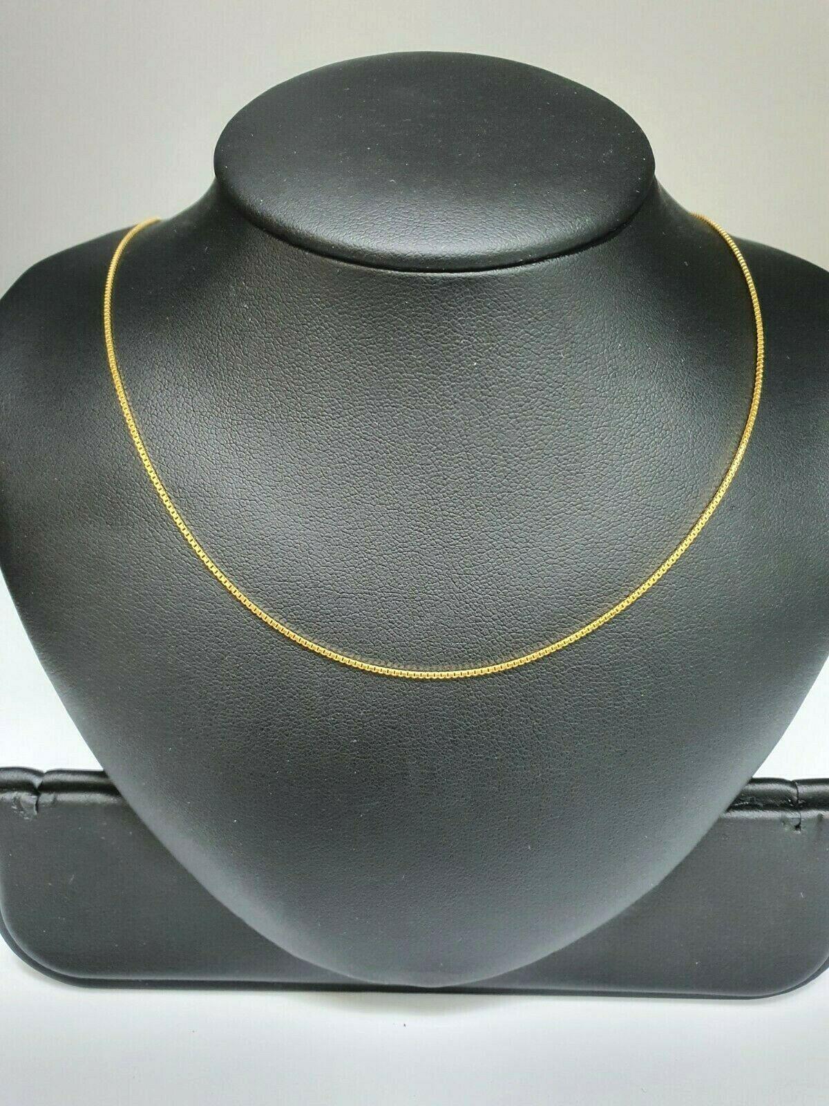 22ct Yellow Gold Men/Ladies Chain Necklace 16