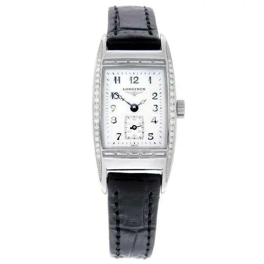Longines BelleArti Lady's Diamond Set Bezel & Mother Of Pearl Dial Watch 19mm 