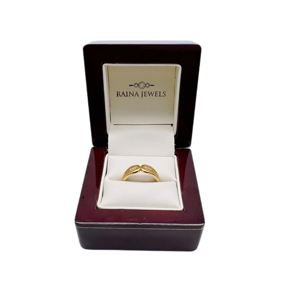 22ct Yellow Gold & Cubic Zirconia Fancy Ring, 2.56gm